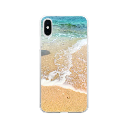 La plage de Kudaka ラ・プラージュ・ド・クダカ Soft Clear Smartphone Case