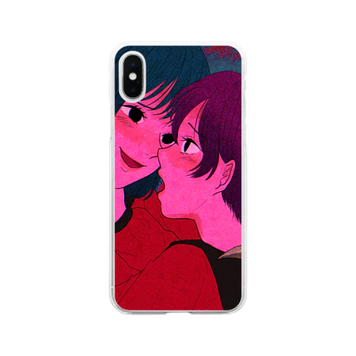 「だぁいすき♡」 Soft Clear Smartphone Case