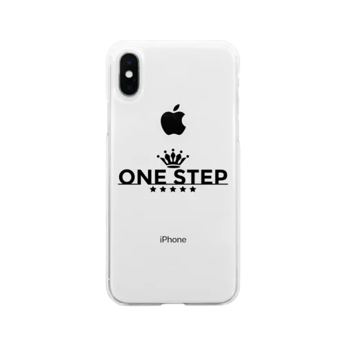 ONE STEP CROWN Soft Clear Smartphone Case