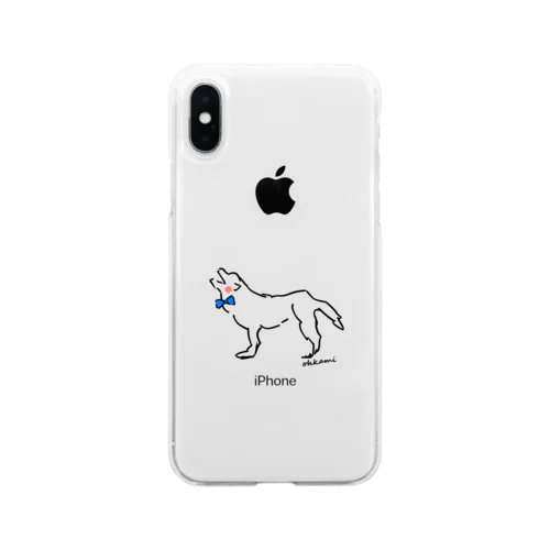 ohkami ブルータイ Soft Clear Smartphone Case