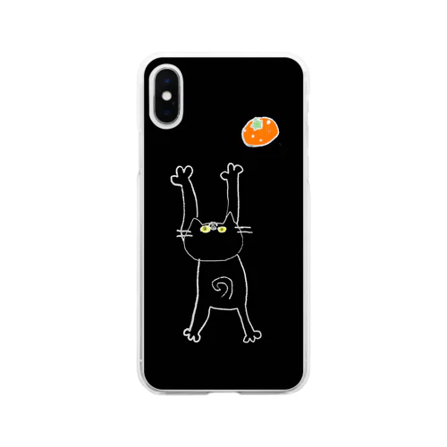 ねこのび Soft Clear Smartphone Case