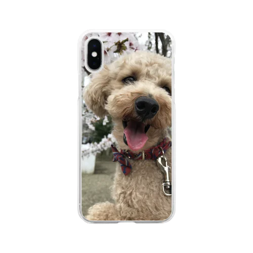 Marty－桜 Soft Clear Smartphone Case