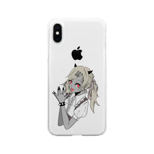 量産型小悪魔女子 Soft Clear Smartphone Case