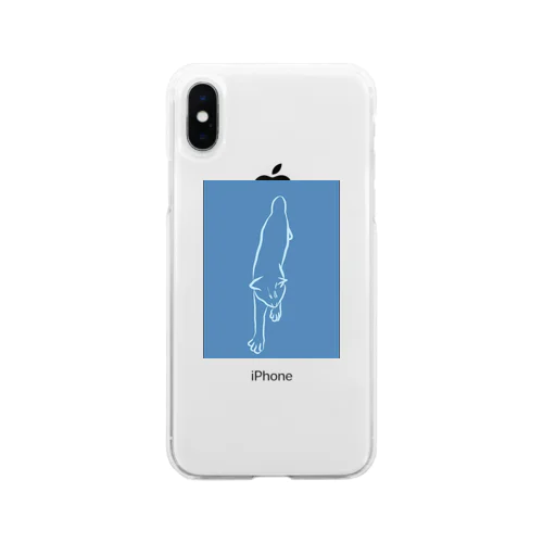 ブルーなごま2 Soft Clear Smartphone Case