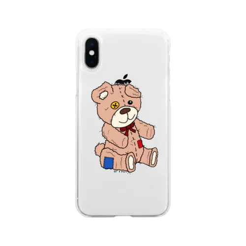 shyness.bear Soft Clear Smartphone Case