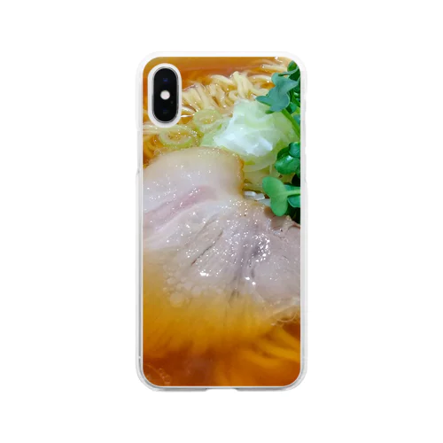 昔懐かしい中華そば Soft Clear Smartphone Case