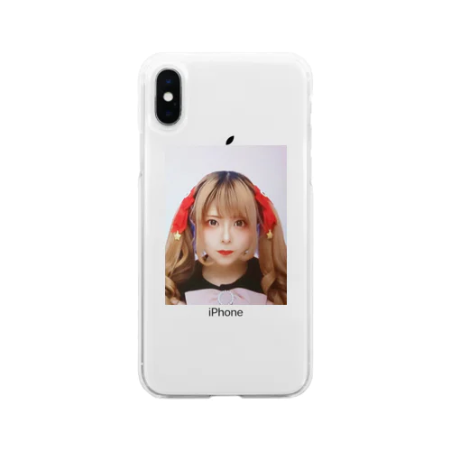 ニアぴ証明写真(マイナンバー) Soft Clear Smartphone Case