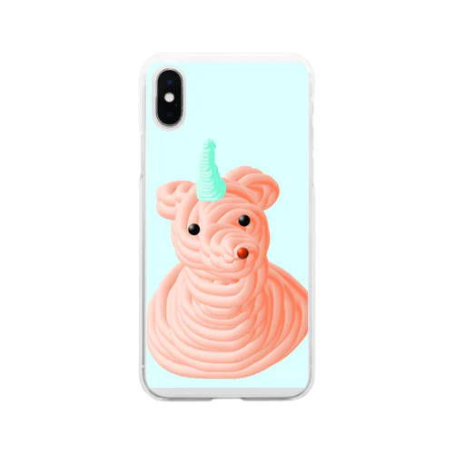 CREAM DOG2 Soft Clear Smartphone Case