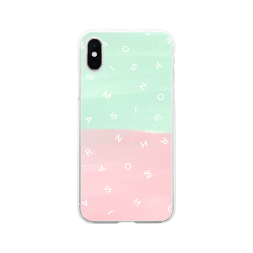 ASロゴ Soft Clear Smartphone Case