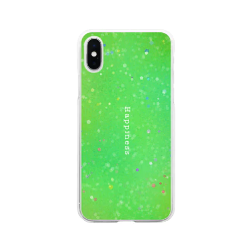 happiness Soft Clear Smartphone Case