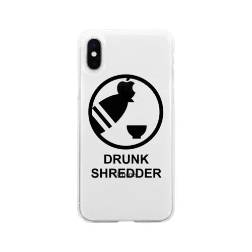 DRUNK SHREDDER Soft Clear Smartphone Case
