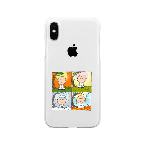 namukun season Soft Clear Smartphone Case