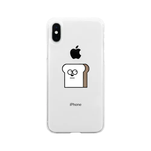 食ぱんくん Soft Clear Smartphone Case