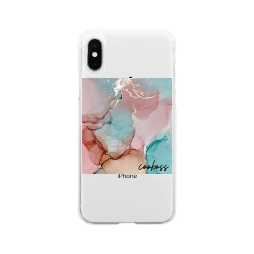 シンプルに飾ろう cooboss Soft Clear Smartphone Case