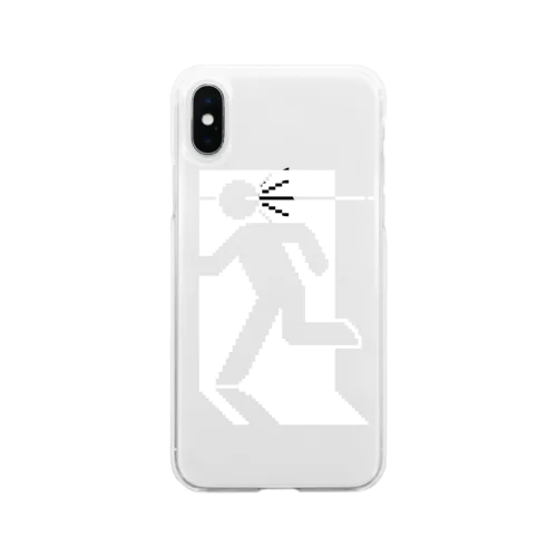 非情口　狙撃 Soft Clear Smartphone Case