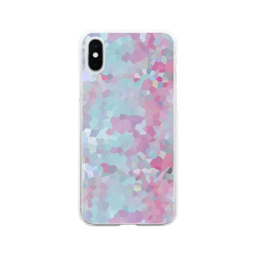 モザイクアート Soft Clear Smartphone Case