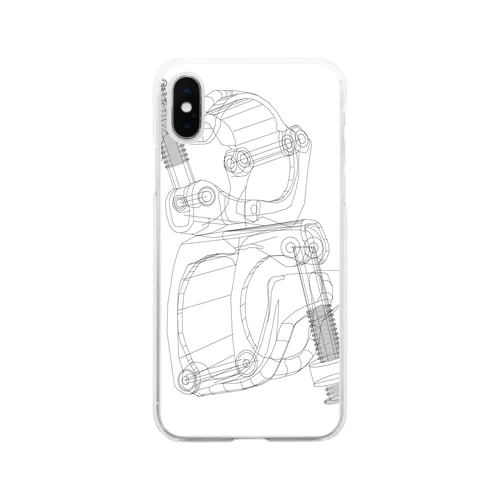 すてきなすてきな建築道具クランプ君 Soft Clear Smartphone Case