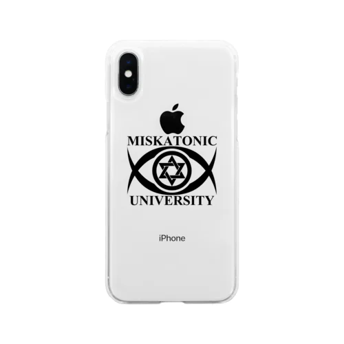 MISKATONIC UNIVERSITY ソフトクリアスマホケース