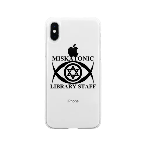 MISKATONIC LIBRARY STAFF ソフトクリアスマホケース