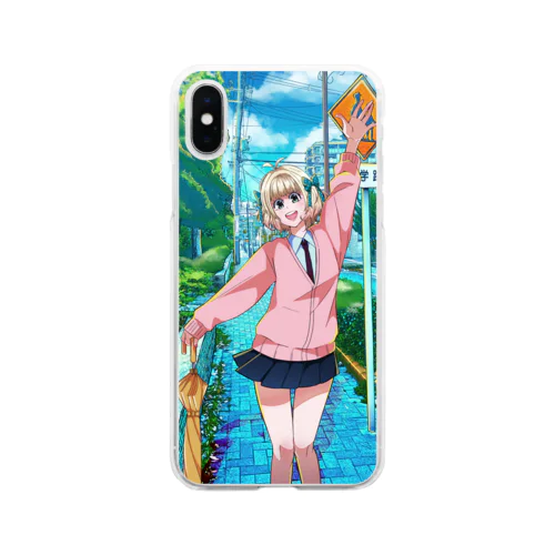 新学期の女の子 Soft Clear Smartphone Case