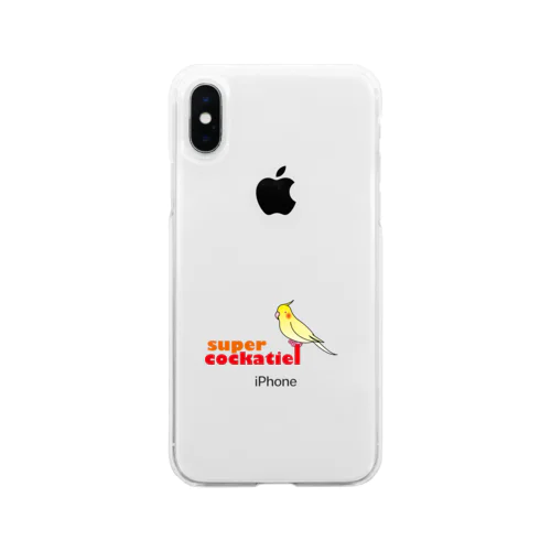 オカメインコ　#cockatiel Soft Clear Smartphone Case