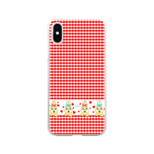 yummy bunnyちゃん Soft Clear Smartphone Case