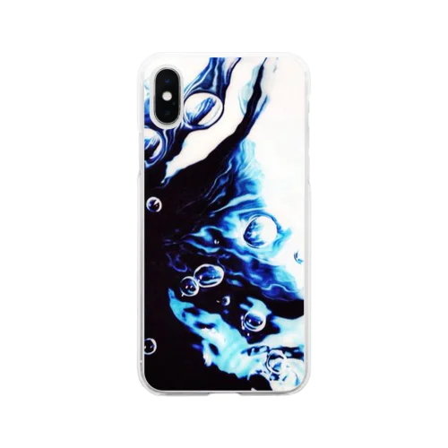 floating noir 2 Soft Clear Smartphone Case