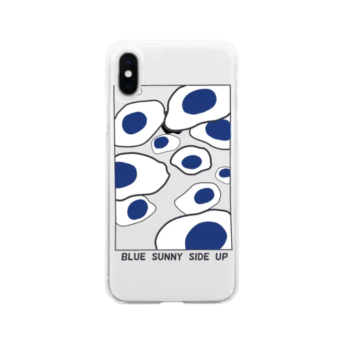 BLUE  SUNNY  SIDE  UP Soft Clear Smartphone Case