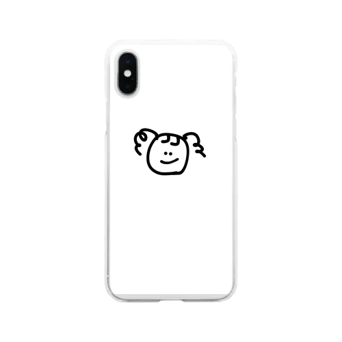 くるくるぱーちゃん Soft Clear Smartphone Case