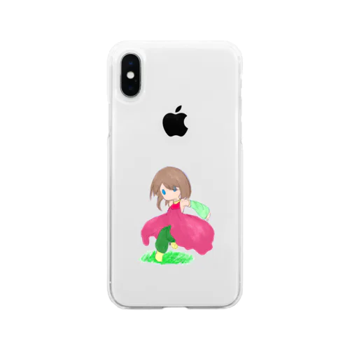 オリジナルミニキャラ Soft Clear Smartphone Case