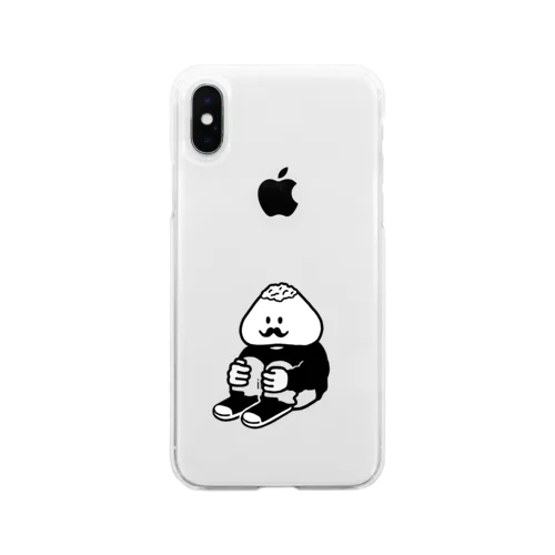 まじんに好きな柄のズボンを履かせられるグッズ Soft Clear Smartphone Case