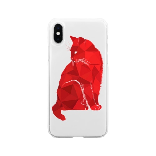 レッドキャット Soft Clear Smartphone Case