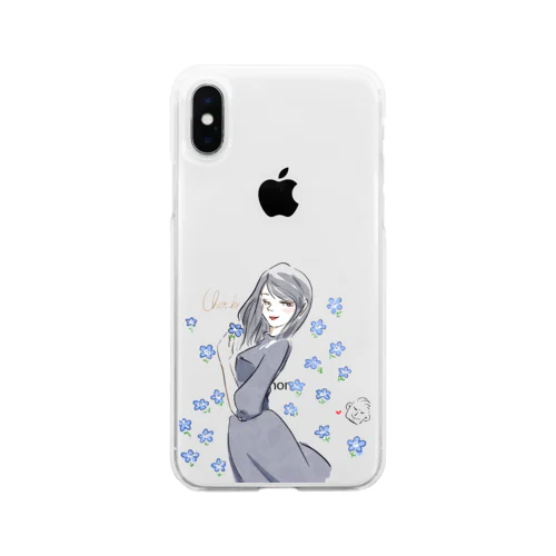 cherie. Soft Clear Smartphone Case