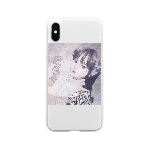 蝶 Soft Clear Smartphone Case