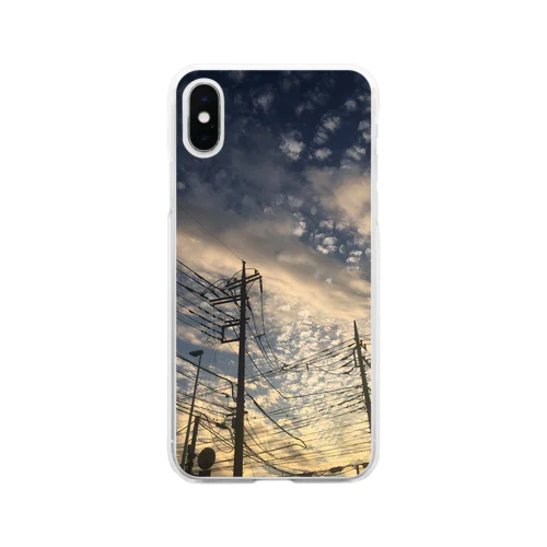 スーパーの帰り道 Soft Clear Smartphone Case