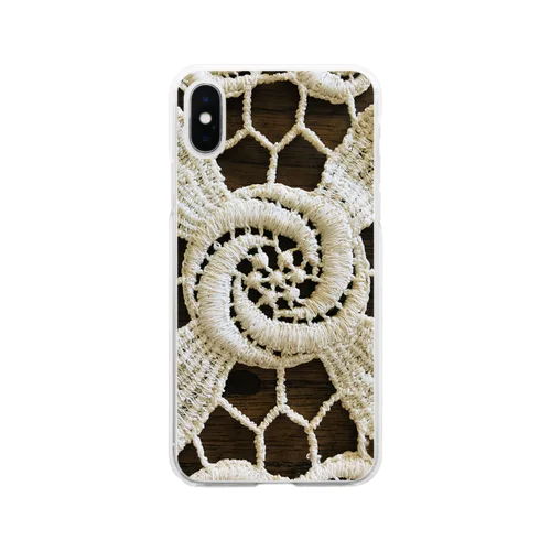 lace lace lace-1 Soft Clear Smartphone Case
