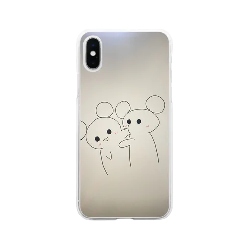 ﾓﾁちゃん！ Soft Clear Smartphone Case