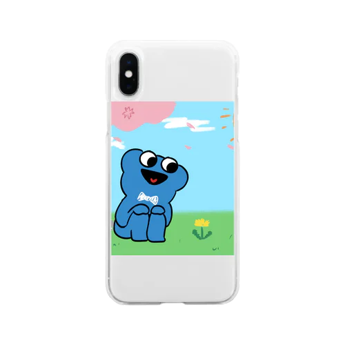 たんぽぽとぼく Soft Clear Smartphone Case