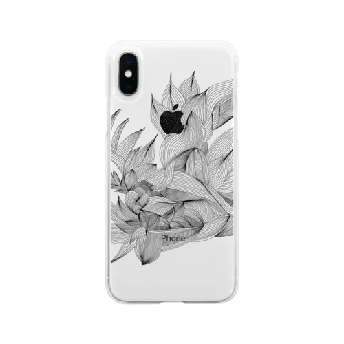 得体の知れない植物 Soft Clear Smartphone Case