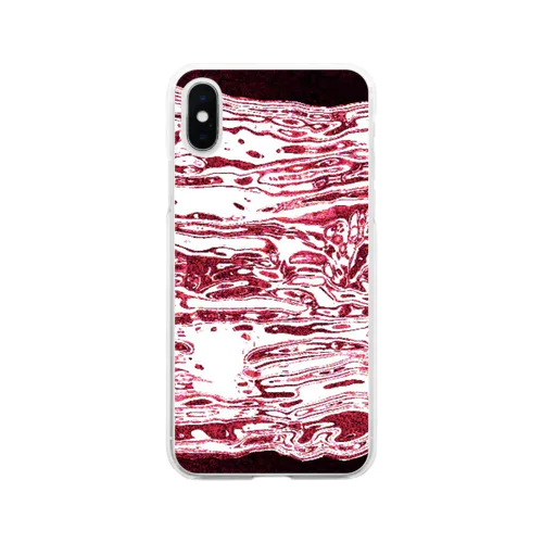 生肉模様 Soft Clear Smartphone Case