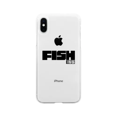 FISHING　釣り　FISH　 ソフトクリアスマホケース