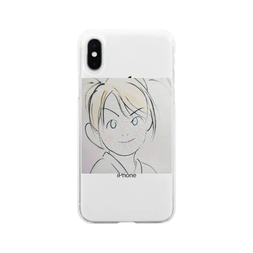 笑顔 Soft Clear Smartphone Case