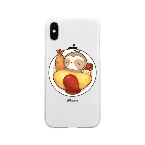 おやすみランチ Soft Clear Smartphone Case