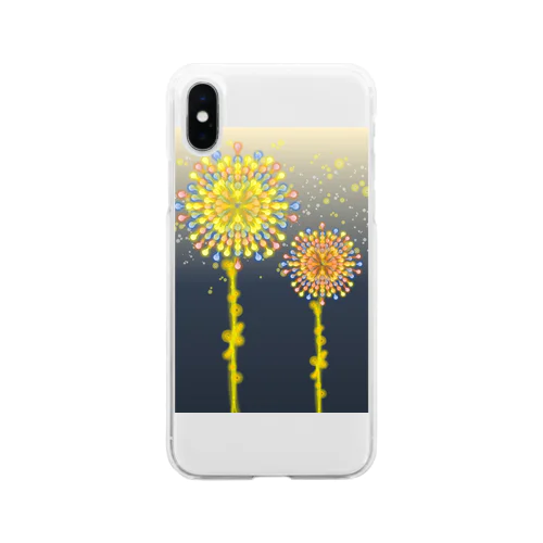 花火 Soft Clear Smartphone Case