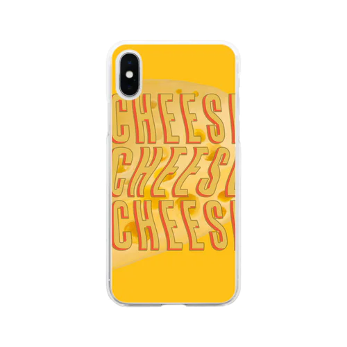 チーズ！cheese!ちーず！🧀 Soft Clear Smartphone Case