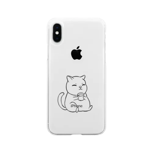 アドネコ Soft Clear Smartphone Case