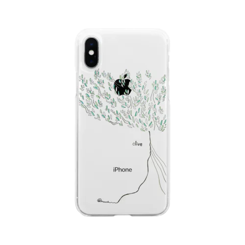 olive-樹- Soft Clear Smartphone Case