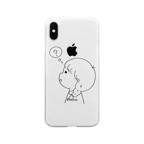 わかんないってすばらしい Soft Clear Smartphone Case