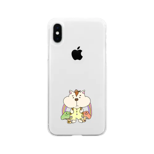 ボクだってできるはず！ Soft Clear Smartphone Case