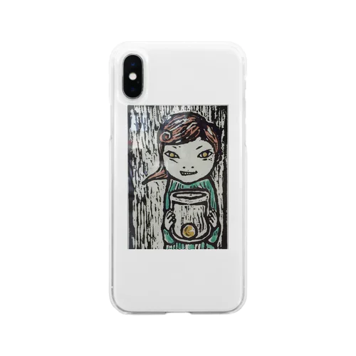 ビー玉と僕 Soft Clear Smartphone Case